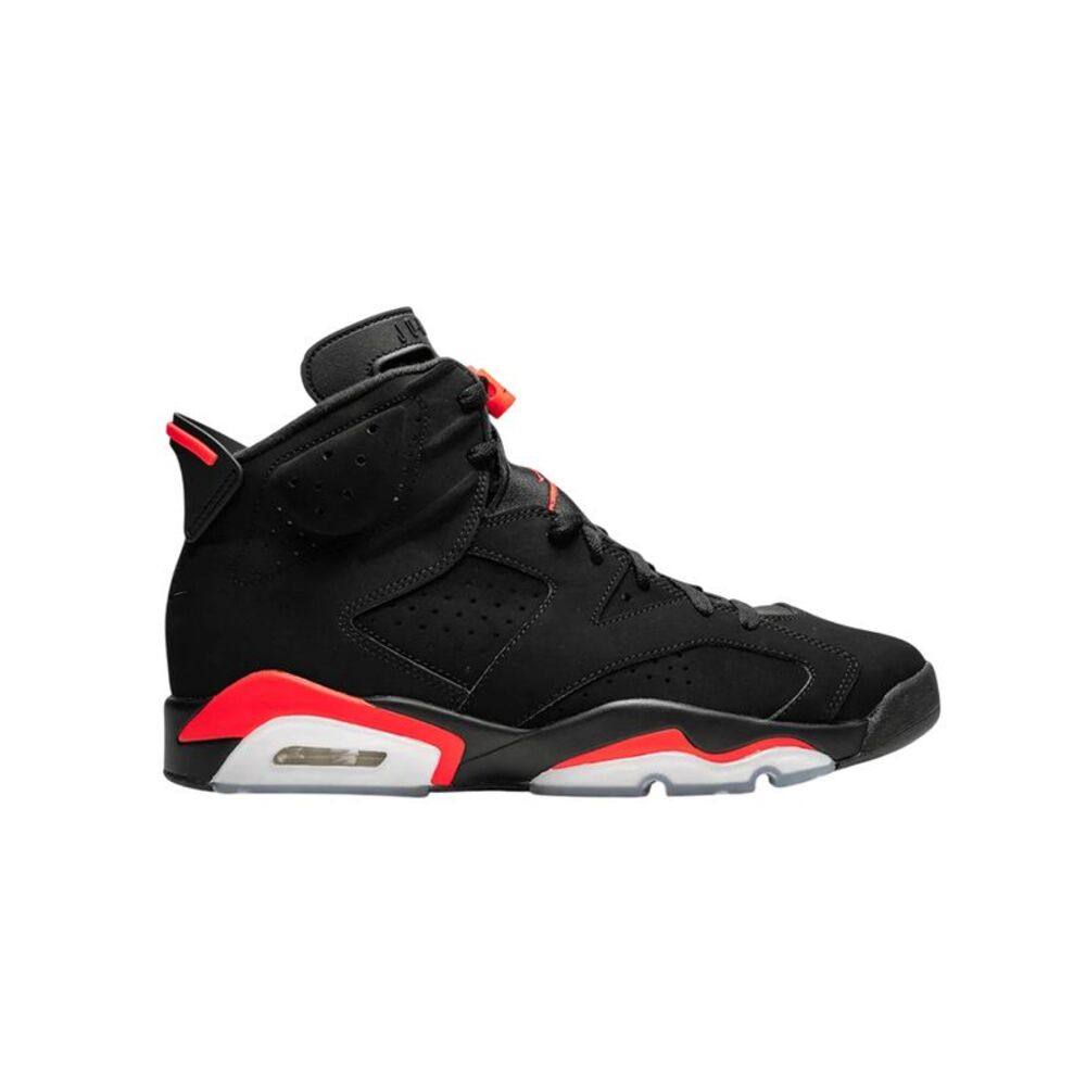 Jordan 6 Retro Lifestyle Sneakers Reverse Infrared Salesman Grade School Black